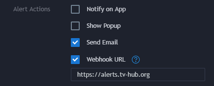 TradingView Hub Webhook Endpoint Configuration
