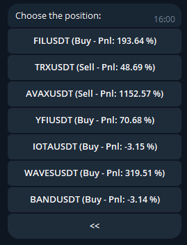 TV-Hub Telegram Bot close position
